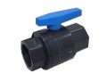 PVC Ball Valve Blue Handle Stop Valve 1/2  Inch Home, Garden Uses. 