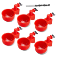 Chicken Water Cups, Automatic Chicken Waterer Kit for Poultry Filling Waterer Poultry Drinking Bowl for Chicken. 