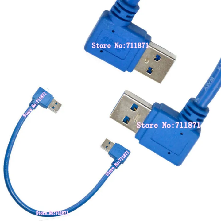 Usb Cable Bending Same Side Double Bend Male to Male Usb3.0 Cable Line Short Male Right ...
