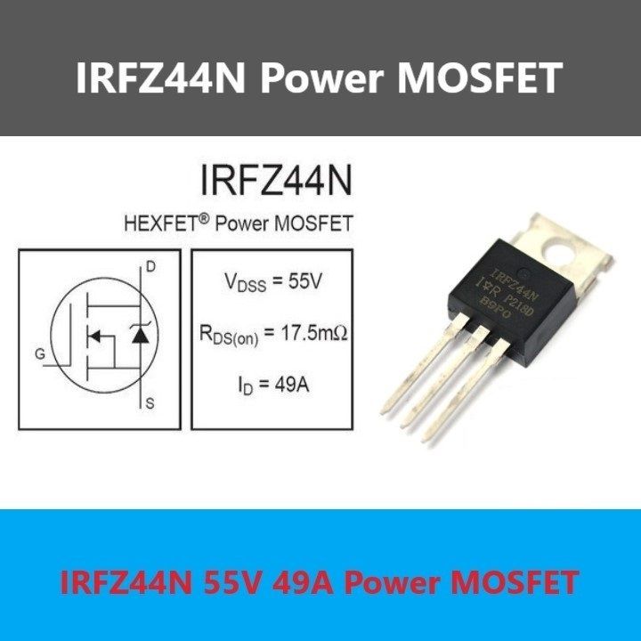 ARELENE%2010Pcs%20IRFZ44N%20IRFZ44%20Power%20Transistor%20MOSFET%20N-Channel%2049A%20Amp%2055V%20-%20Image%203