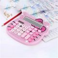 SMASHS Office Cute Hello KT Pink Luxury Cartoon Calculator Electronic Calculator Solar Calculdora Diamond Calculator. 