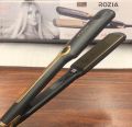 ROZIA Premium Professional Ceramic Hair Straightener/Iron HR-811 (Black, Gold) with warranty. 