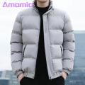 Cotton Coat for Men Men's Stylish Winter Cotton Jacket with Windproof Design Pocket Short Casual Coat for Handsome Look Fashionable Cotton Coat. 