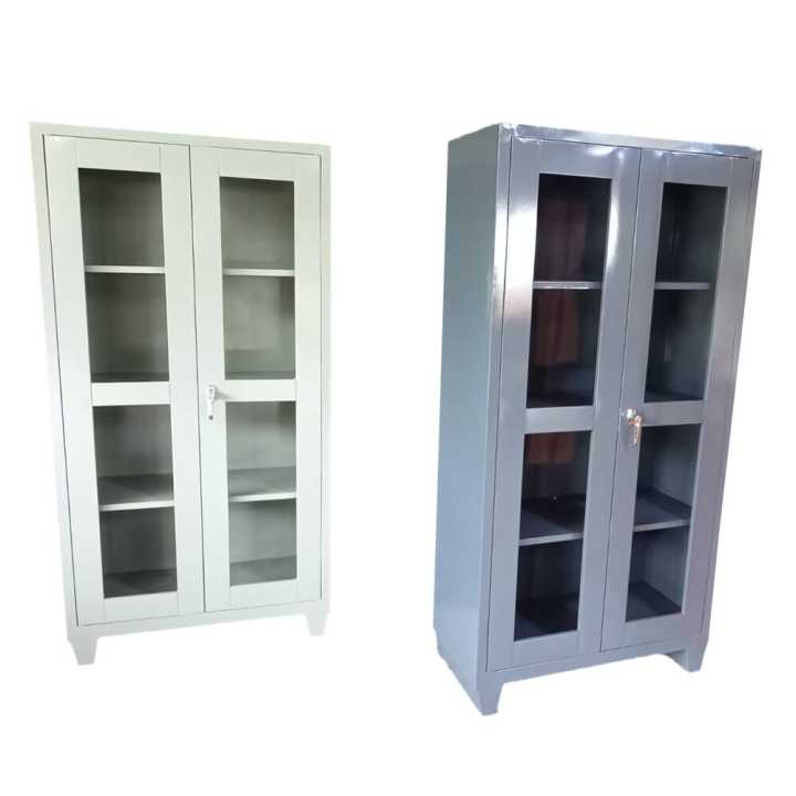 Steel Glass Office Cupboard 6 x 3