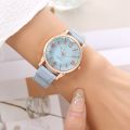 New Digital Waterproof Small Blue Watch Fashion Ladies Watch Women's Watch Quartz Watch Waterproof. 