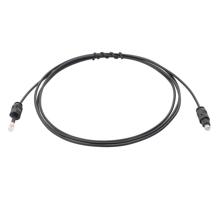 HXSJ%20Gold-Plated%20Toslink%20To%20Mini%20Toslink%20Digital%20Optical%20Fiber%20Square%20To%20Round%20Interface%203.5Mm%20Audio%20Cable%20150Cm%20(Black)%20-%20Image%208