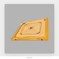 Scan satin wood 12mm carrom board. 