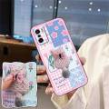 Silicone Waterproof Phone Case For OPPO A55S 5G Japan Durable Cloth Patch Protective Cartoon Shockproof TPU Anti-knock. 
