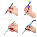 KOGEEK Electric Soldering Iron Kit 60W Adjustable Temperature Welding Tool with 5 Piece Solder Iron Tips Portable PU Carry Bag US Plug. 