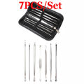 Waitz Naitz 7/9pcs Stainless Steel Blackhead Remover Tool Set Whitehead PiHot Selling mple Spot Comedone Acne Extractor Remover Popper Face Tools Kit. 