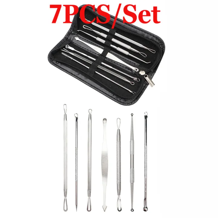 Waitz%20Naitz%207/9pcs%20Stainless%20Steel%20Blackhead%20Remover%20Tool%20Set%20Whitehead%20PiHot%20Selling%20mple%20Spot%20Comedone%20Acne%20Extractor%20Remover%20Popper%20Face%20Tools%20Kit%20-%20Image%207