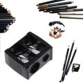 1Pc Double Holes Sharpener for Cosmetics Eyeliner Pencil + Pencil Sharpener Makeup Set Practical Eye Liner Pen Tool New. 