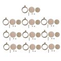 10 s/set Wooden Mini Embroidery Hoop Ring Cross Stitch Frame DIY Handmade Pendant Crafts Embroidery Circle Sewing Kit. 