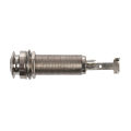 Mono Long Input Output Threaded Guitar Barrel Jack  1/4 inch. 