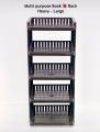 Book Rack / Storage Rack / Book Shelf 5 Layer Multipurpose Plastic Organizer. 