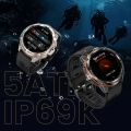 KOSPET TANK T3 Ultra Rugged Smartwatch AMOLED Display, 5ATM, Stainless Steel Dual Band GPS Fitness Watch. 