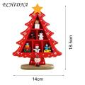 ECHIDNA Christmas Decoration Stunning Visual Effect Xmas Holiday Party Wooden Desktop Xmas Tree. 