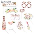 ECHIDNA Bride Prop Various Patterns Team Bride to Be Paper Photo Booth Prop Decoration. 