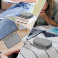 Electronics Organizer Bag Travel Cord Organizer Bag Data Cable Storage Bag Water Resistant Double Layers Pouch Carry Case for Cord,Phone,Charger. 
