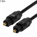 7.1 Surround Sound Toslink Audio Cable with 24k Gold-Plated Connectors, Digital Fiber Optical Speaker TV Cord, Available in Multiple Lengths. 