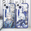 Genshin Impact Furina Charlotte Neuvillette Wriothesley Phone Case For Samsung Galaxy A53 A33 A23 A24 A52 A04E A12 A13 A14 A05S A04S A30 A31 A32 A50S A51 A71 A50 A30 A03 Core A04 A05 Cover Angel Eyes Soft Clear Case Silicone Lens Protection. 