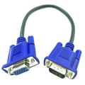 30cm 50cm Vga Cable Male To Female Braided Shielding High Premium Hdtv Vga Computer Tv Display Short M/f Extension Cable. 