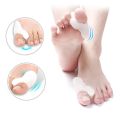 2PCS Silicone Gel Thumb Corrector Bunion Foot Toe Hallux Valgus Protector Separator Finger Straightener Adjuster Foot Care Tool. 