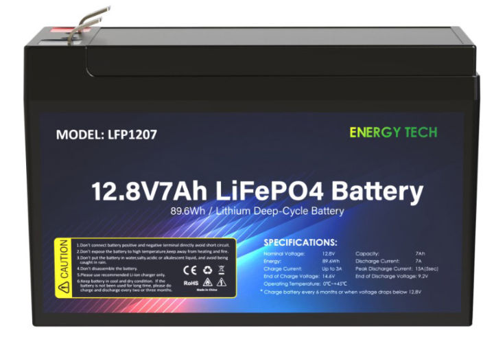 UPS Battery With 2Y Warranty LIFEPO4 UPS Batteries 7AH