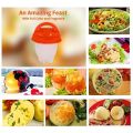 [Featured] 1Pcs Egg Cooker BPA Free Silicone Egg Poachers boiled eggs Without the Egg Shell. 