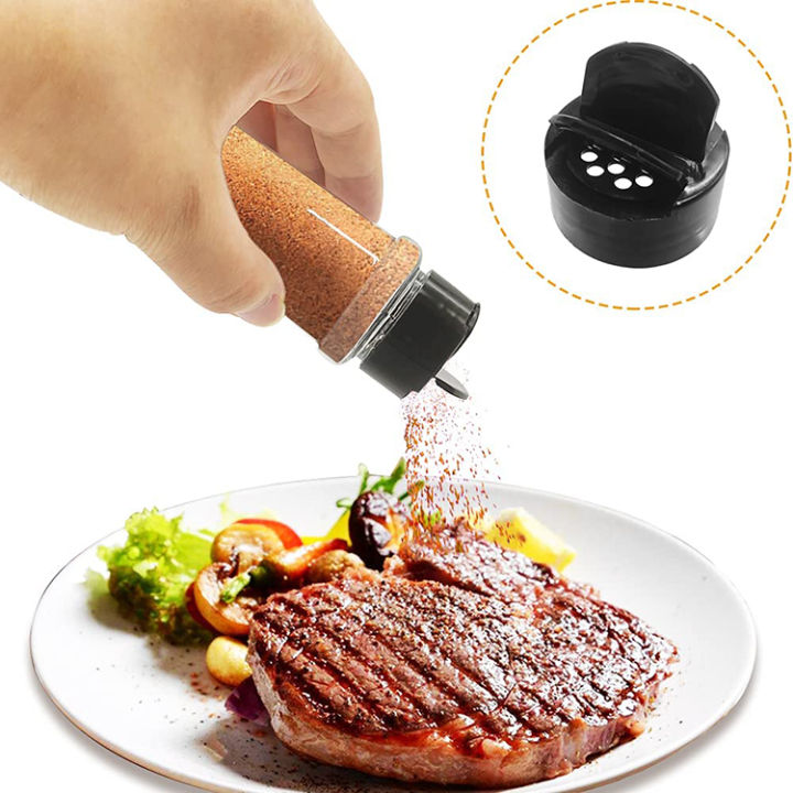 Glass%20Salt%20and%20Pepper%20Shakers%20Spice%20Bottle%20Seasoning%20Jar%20Empty%20Lid%20Flip%20Top%20Cap%208pcs%20-%20Image%206