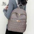 LouisWill Women’s Backpack Shoulder Bag Rivet Decoration Design Large Capacity Diamond Grid Backpack Lightweight Laptop Backpack Casual Zipper Packs Waterproof For Girls Teens Women’ Fashion Travel Study. 