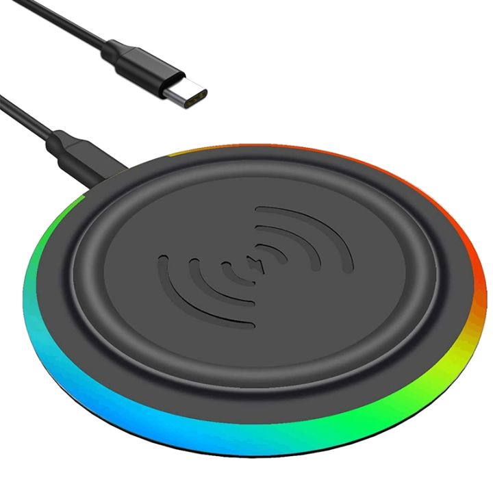15W Wireless Charger For Samsung Galaxy S23 Ultra S22+ S21 S20 FE S10 S9 S8, Wireless Charger Pad Phone Charging Station Durable