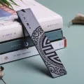 SF Creative Retro Sandalwood Bookmark Chinese Style Engraving Book Clips Gifts Moon Tree Mountain Wooden Page Holder School Office Supplies. 