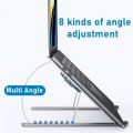 HXSJ Laptop Cooling Fan Desk Stand Foldable Notebook Aluminum Cooler Holder 2 Fans Laptop Cooling Pad for Macbook PC. 