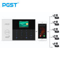 PGST PG 105 TUYA Security Alarm System WiFi Gsm  RFID Home Burglar Security Alarm Home Kit Wired And Wireless Smart Life APP Control. 