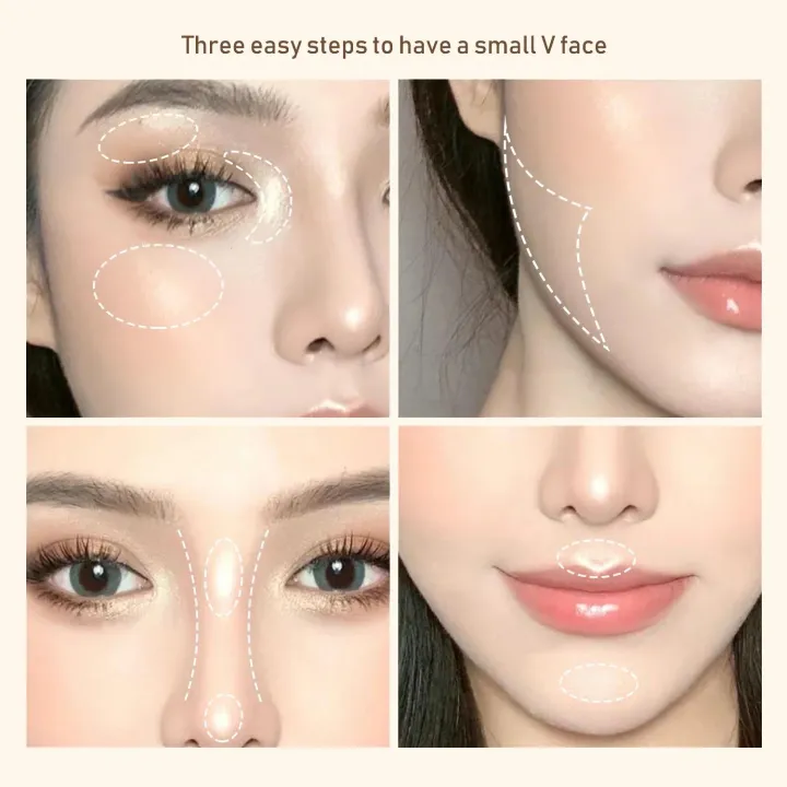 Matte%20Pearl%20White%20Highlighter%20Pen%20Double-headed%203D%20Contouring%20Make%20Up%20Stick%20Face%20Multifunctional%20Lying%20Silkworm%20Brighten%20Pencil%20-%20Image%204