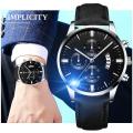 Men's Watches -Luxury Men Business Quartz WristWatch- Leather Bracelet Watch Sports Casual Male Luminous Clock. 