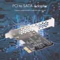 PCIe PCI Express to SATA3.0 2-Port SATA III 6G Expansion Controller Card Adapter. 