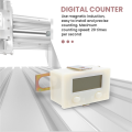 0-99999 LCD Digital Display Electronic Counter Punch Magnetic Induction Proximity Switch Reciprocating Rotary Counter. 