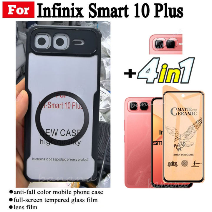 4%20in%201%20Infinix%20Smart%2010%20Plus%20Shockproof%20Phone%20Case%20With%20Magnetic%20Wireless%20Charging%20Sticker%20For%20Infinix%20Smart%2010%20X6725%20Anti%20Spy%20Privacy%20Full%20Coverage%20Tempered%20Glass%20+Lens%20Film%20-%20Image%202