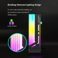 Coolmoon Led Gpu Holder 5v 3 Pin Argb Led Vertical Graphics Bracket Addressable Rgb Support Frame W/ Magnetic Base Dropship. 