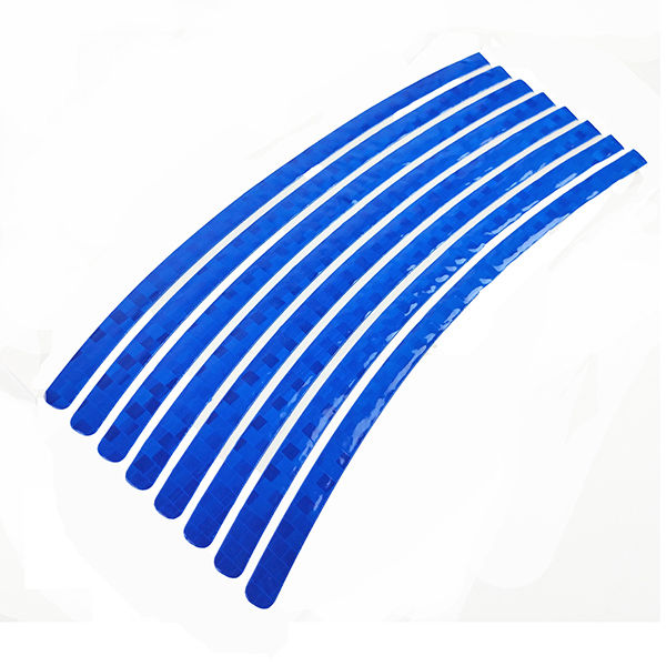 【Exclusive Offer】1 Sheet (8 Stripes) Reflective bicycle sticker fit for Disc brake Bicycle 26" 27" 28" wheel 5 Colors waterproof sticker
