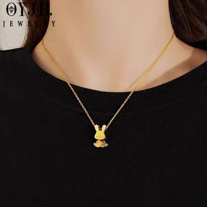 OYJR%20Rabbit%20Kwentas%20Stainless%20Necklace%20for%20Women%20Non%20Fade%20Pendant%20Gold%20Chain%20Nicklace%20Jewelry%20-%20Image%208