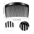 1 Pieces Plastic Side Hair Twist Comb French Twist Comb Hair Clips with Teeth for Fine Hair Accessories Women Girls. 