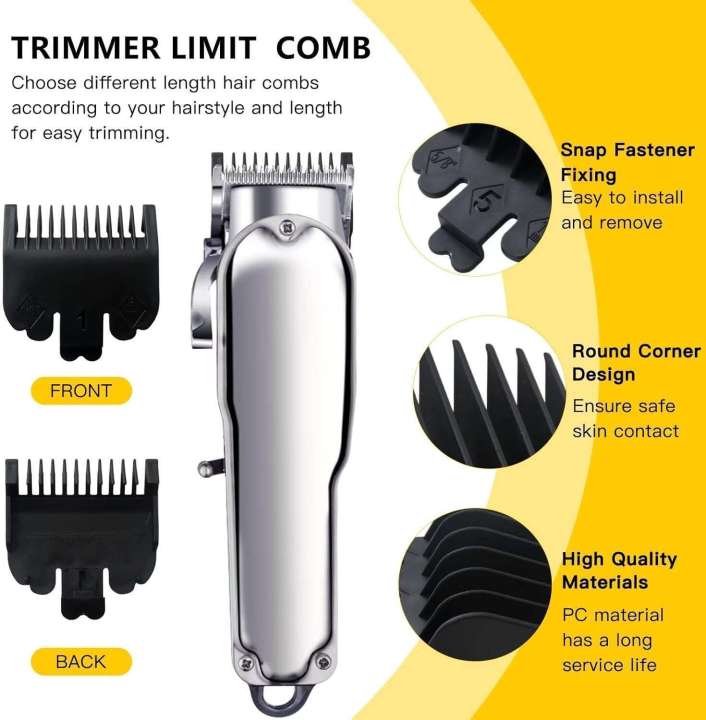 WELURE%2010Pcs%20Clipper%20Guards%20Set%20Replacement%20for%20Limural%20K11S/%20Novah%20HCL-001/%20Surker%20K7S/K9C/K9S%201/16%20to%201%20-%20Black%20-%20Image%203