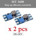 Step up converter Boost converter 2A Adjustable Voltage MT3608 MT 3608 2pcs. 