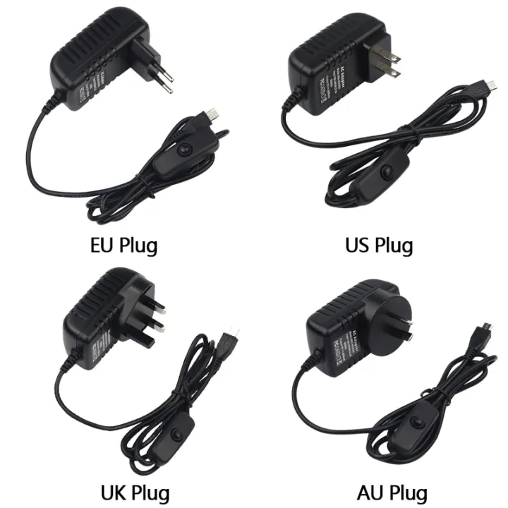 Raspberry%20Pi%203%205V%203A%20Power%20Supply%20Charger%20AC%20Adapter%20Micro%20USB%20Cable%20with%20Power%20On/Off%20Switch%20Banana%20Pi%20Pro%20Model%20B%20B+%20Plus%20-%20Image%203