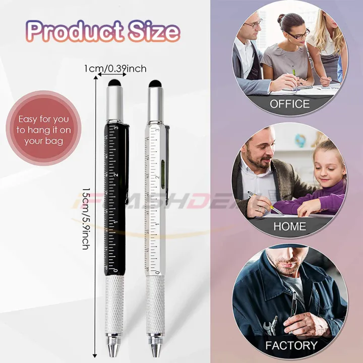 iFlashDeal%201%20PC%206%20in1%20Multifunctional%20Screwdriver%20Ballpoint%20Pen%20Touch%20Screen%20Touch%20Screen%20Stylus%20Design%20Tool%20School%20Office%20Stationery%20Pens%20-%20Image%207