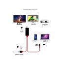 USB 3.1 Type-C to HDMI-Compatible 4K HDTV Cable for Android Phone to Connect TV Same Screen Device Cable Link Phone Connection. 