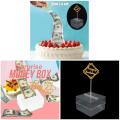 Happy Birthday Money Box Cake Pull Out Kit Graduation Party Decoration Best Gift 1 Money Box Gold Glitter Event Party. 